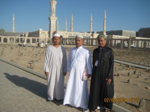 Bersama Ustaz Rasman dan Aiman di Perkuburan Baqi'e